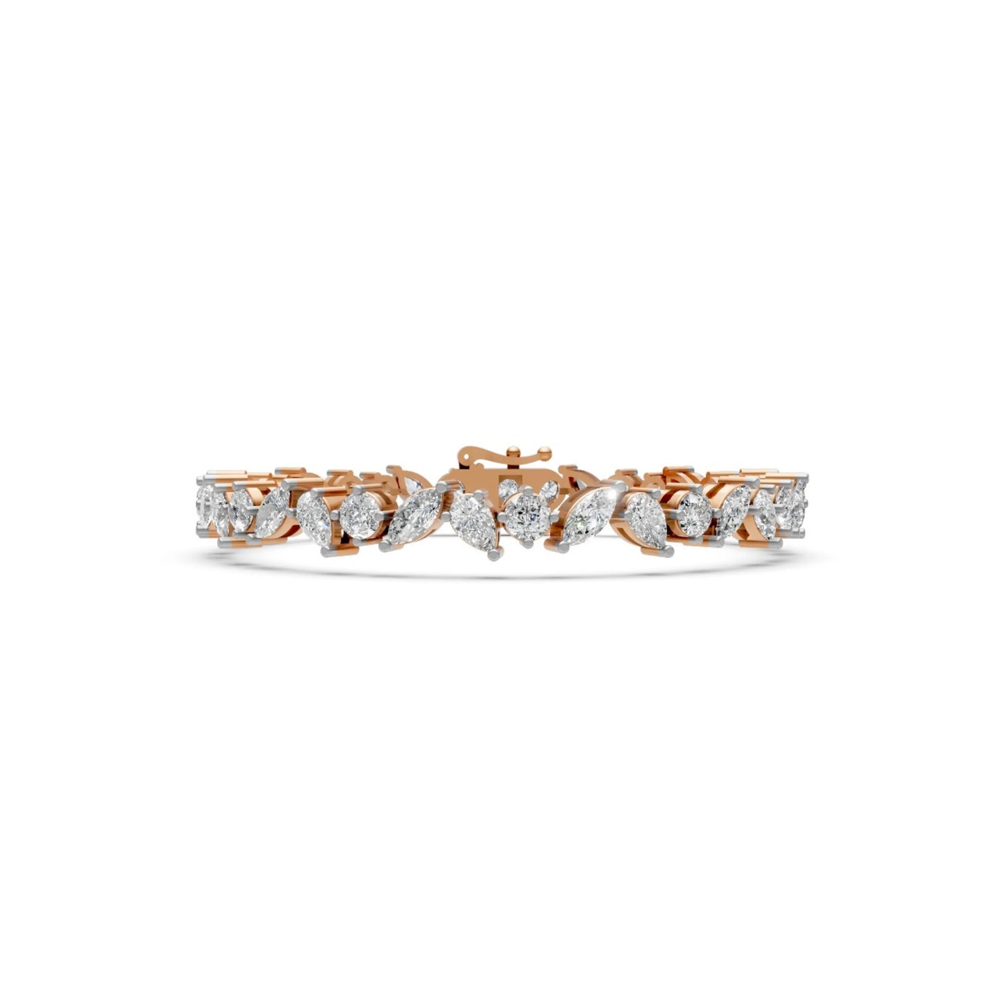 Pear Shape Diamond Bracelet
