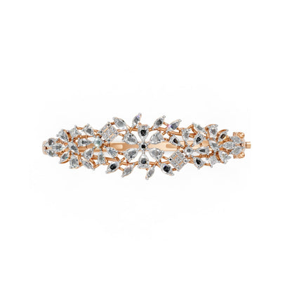 Floral Diamond Bracelet for Timeless Grace Rose Gold