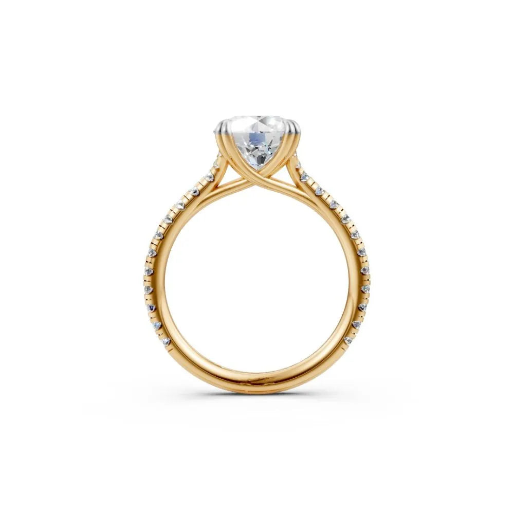 RadiantCore Engagement Ring Yellow Gold