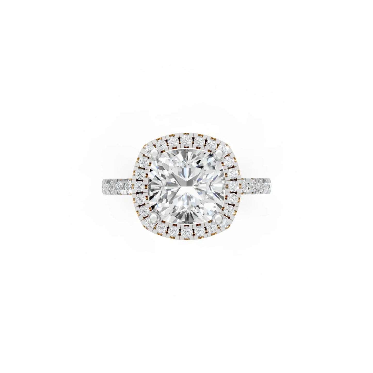 Timeless Bloom Solitaire Ring Yellow Gold
