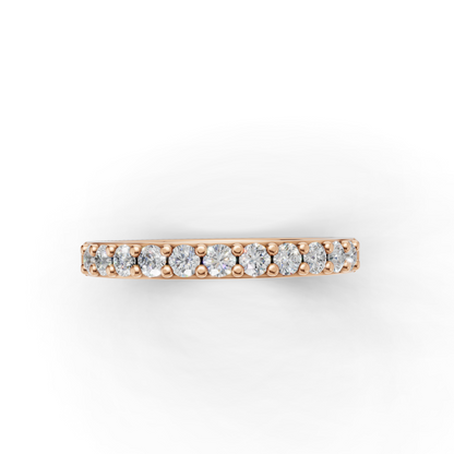 Diamond Eternity Band – Classic Half-Set Ring for Timeless Elegance