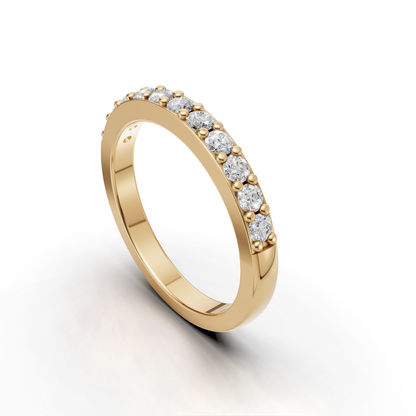 Diamond Eternity Band – Classic Half-Set Ring for Timeless Elegance