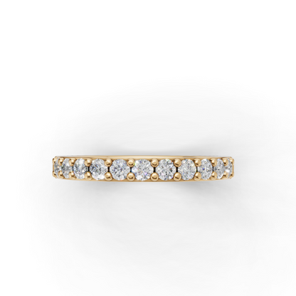 Diamond Eternity Band – Classic Half-Set Ring for Timeless Elegance