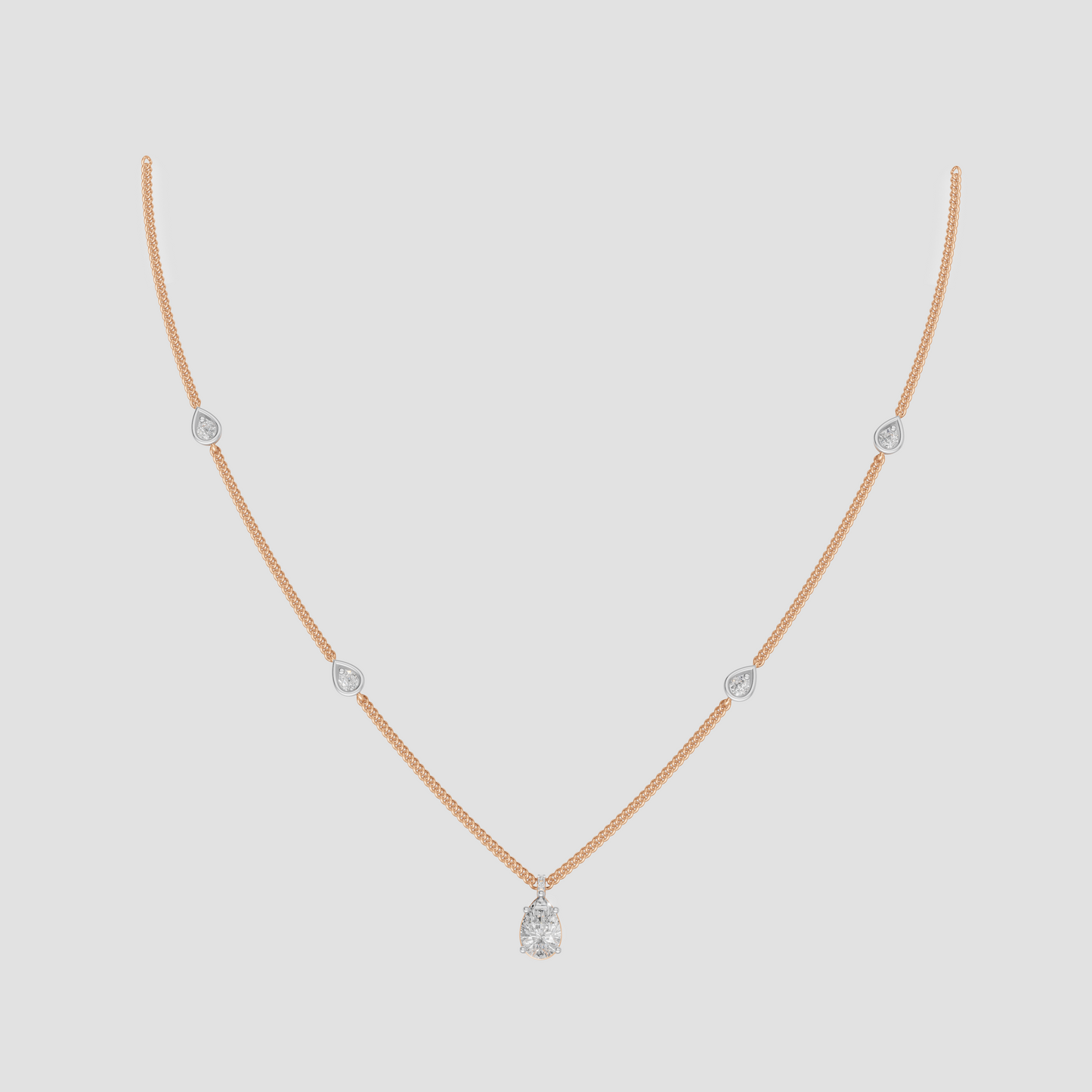 Pear Channel Pendant