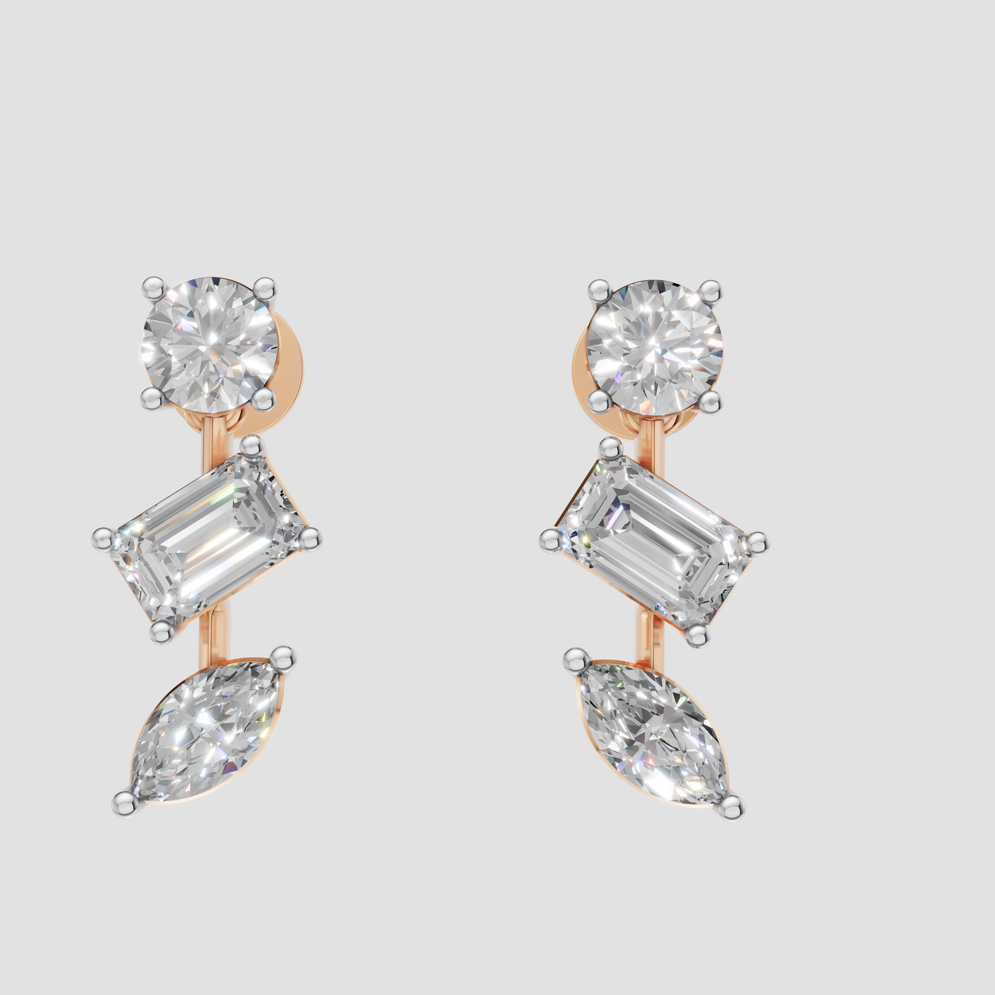 Multi Diamond Danglers