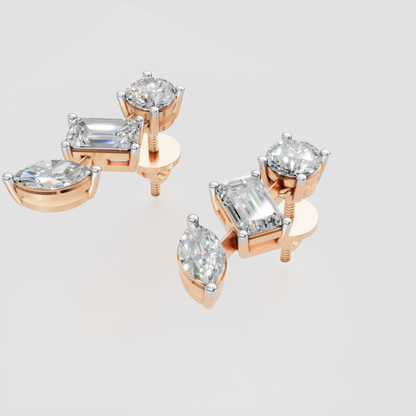 Multi Diamond Danglers