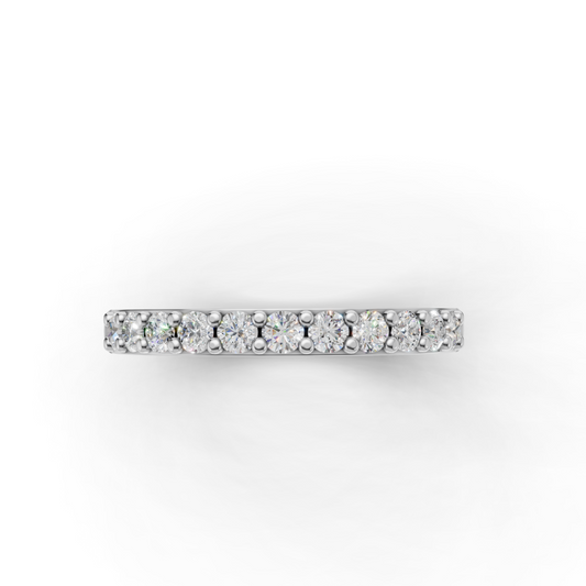 Diamond Eternity Band – Classic Half-Set Ring for Timeless Elegance