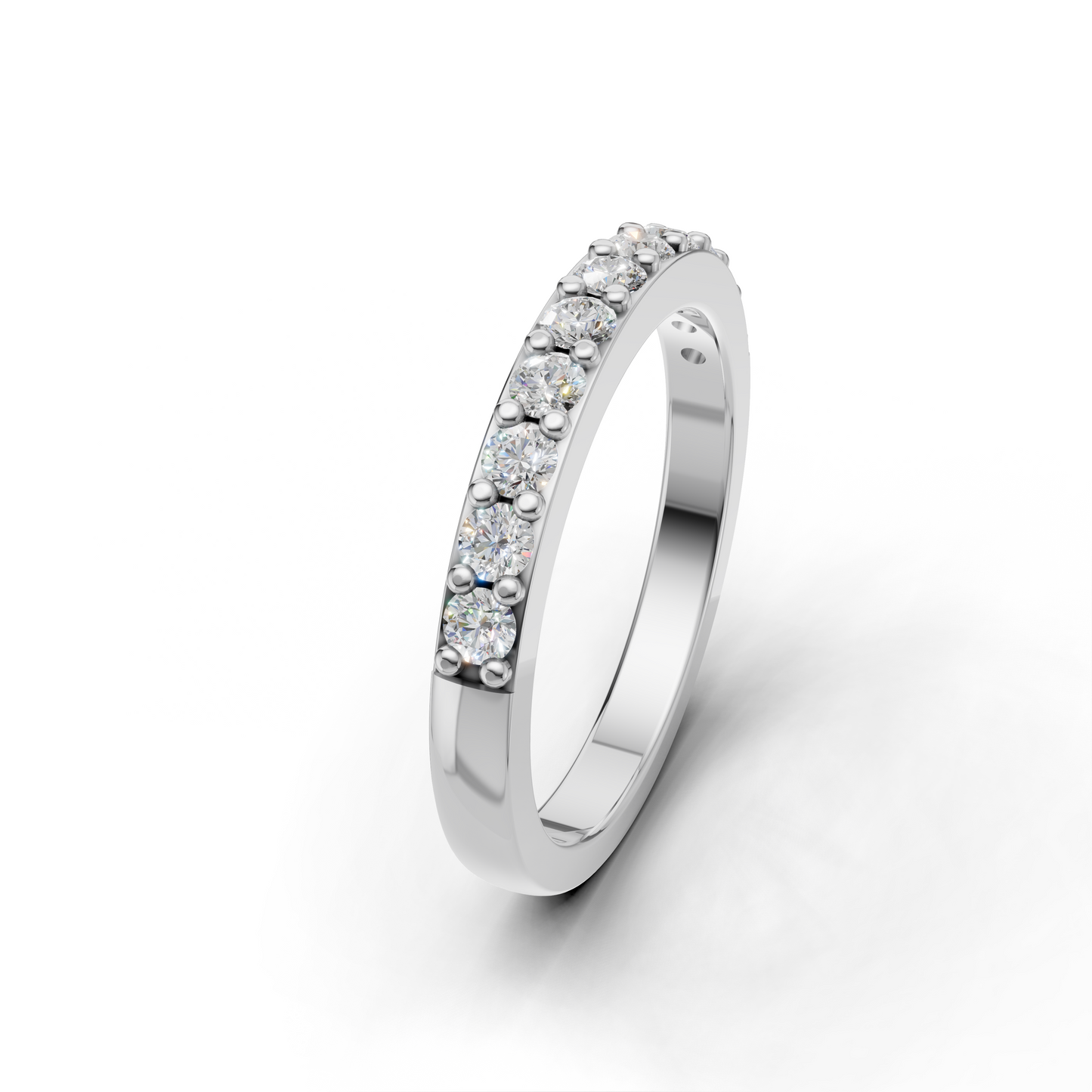 Diamond Eternity Band – Classic Half-Set Ring for Timeless Elegance