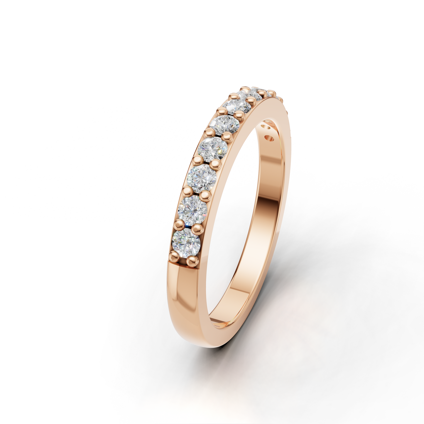 Diamond Eternity Band – Classic Half-Set Ring for Timeless Elegance